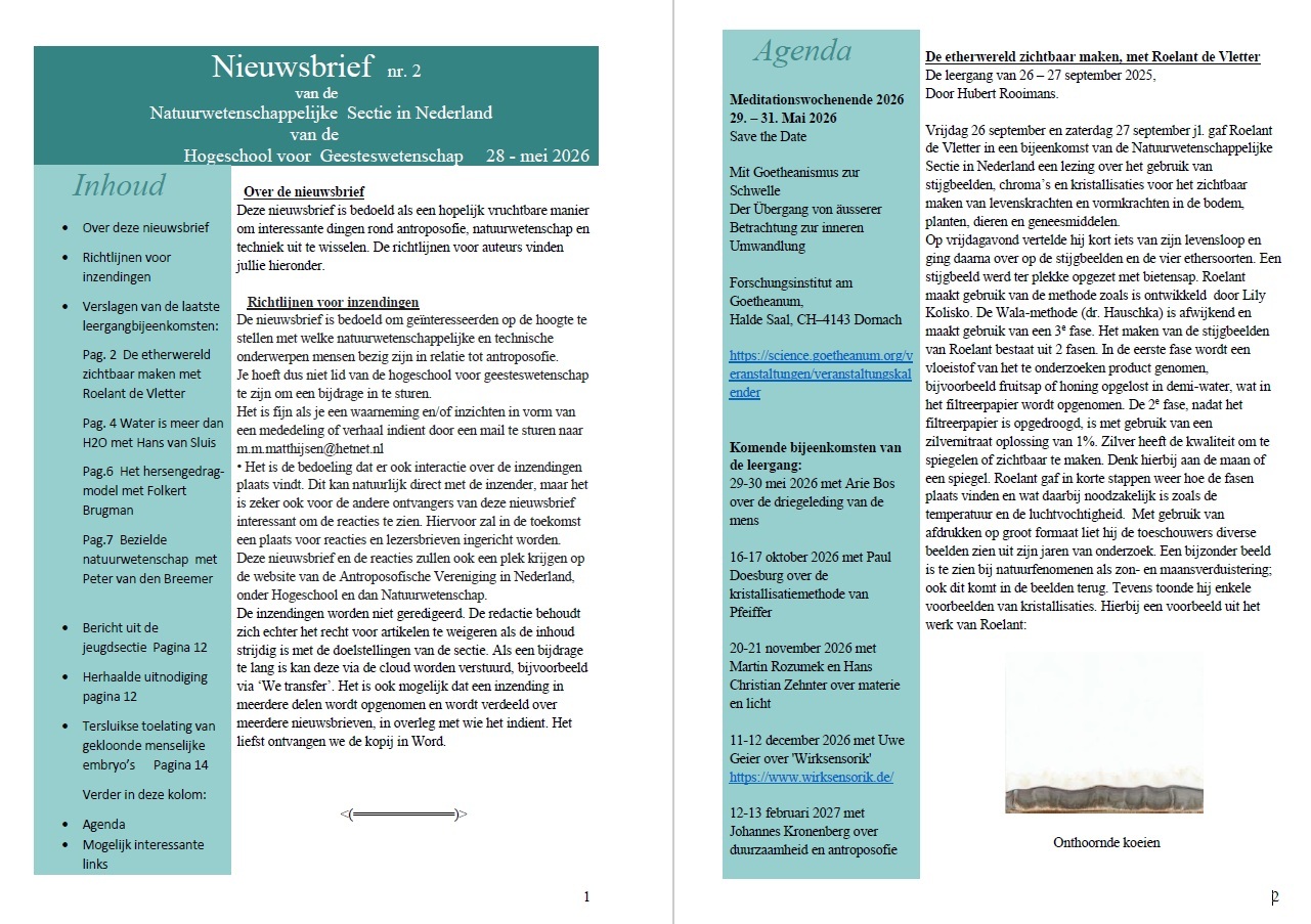 Nieuwsbrief 2 van NWS