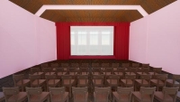 de theaterzaal tijdens normaal gebruik